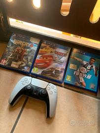 Giochi ps4 e controller ps5
