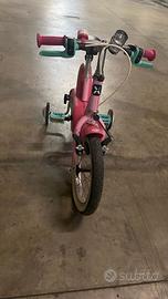 BICICLETTA BAMBINA Btwin 500 Unicorn da 14 pollici