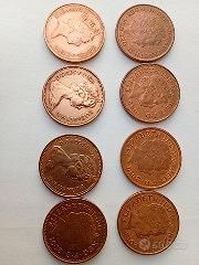 One penny  e new penny regina elisabetta