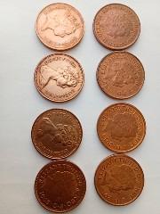 One penny  e new penny regina elisabetta