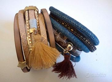 bracciali donna in  pelle e chiusura a calamita