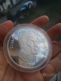 monetone d'argento da 129 grammi  titolo 925