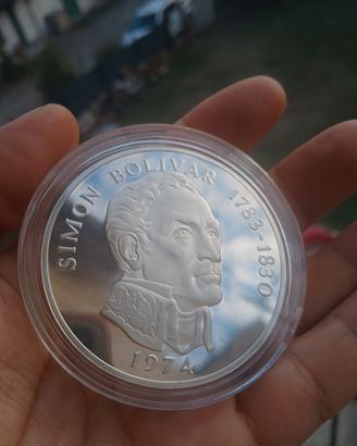 monetone d'argento da 129 grammi  titolo 925