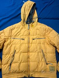 Giubbotto a piumino senape “Americanino”, tg XL