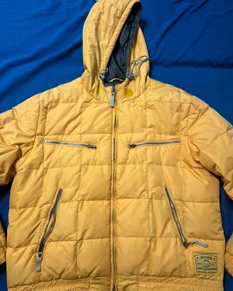 Giubbotto a piumino senape “Americanino”, tg XL