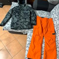 Completo da sci /snow columbia / quiksilver