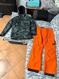Completo da sci /snow columbia / quiksilver