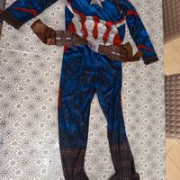Vestito di carnevale Capitan America 