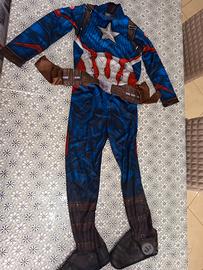 Vestito di carnevale Capitan America 
