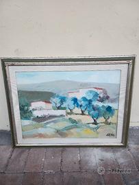 Quadro paesaggio di Enzo Cangi