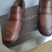 Gucci Mocassini Uomo Marrone Eleganti 