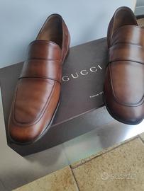 Gucci Mocassini Uomo Marrone Eleganti 