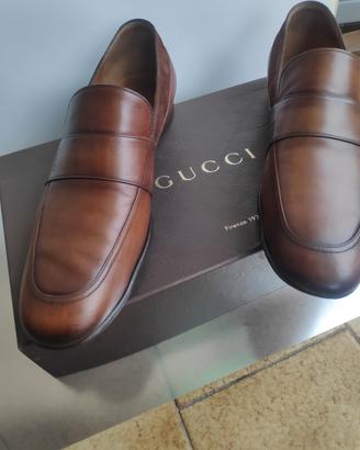 Gucci Mocassini Uomo Marrone Eleganti 