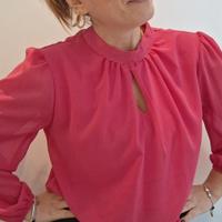 Blusa fucsia 