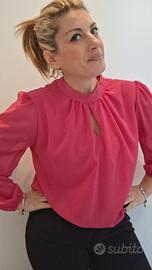 Blusa fucsia 