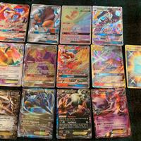 Lotto 13 carte pokemon hyper full art charizard