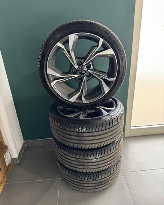 4x CERCHI ORIGINALI AUDI SPORT 18” + GOMME