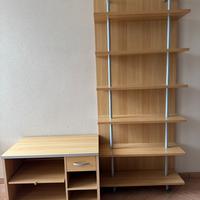 Libreria con mobile basso
