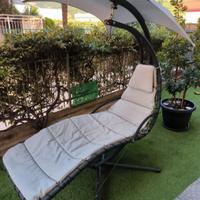 lettino sospeso da giardino 