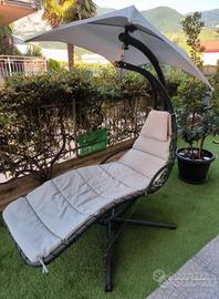 lettino sospeso da giardino 