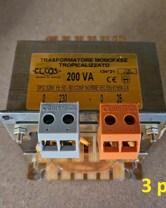 Trasformatore 230/24 Volt NUOVO (3 pezzi)