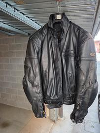 giacca da moto in pelle 