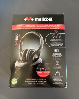 Cuffia TV Stereo senza fili Meliconi