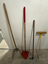 Set Attrezzi per lavori di Giardinaggio e Cantiere