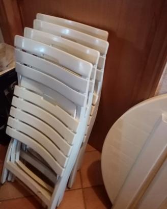 Tavolo da giardino + 4 sedie