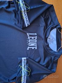 T-shirt Leone unisex sportiva - SMALL - nera
