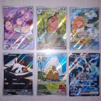 Lotto 6 Carte Pokemon Ita Holo Full Art Scintille