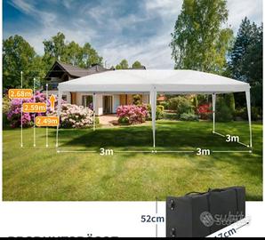 gazebo 3x6 pieghevole 
