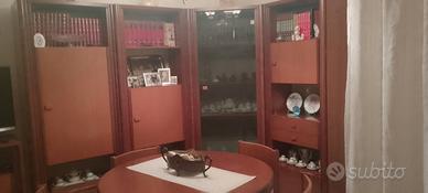 salotto anni 70 in noce