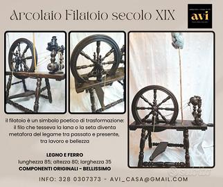 Arcolaio filatoio secolo XIX