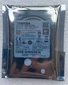 Toshiba 2.5"500GB Hdd 7200RPM Sata 7MM MQ01ACF050