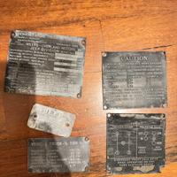 Targhette jeep willys DOD