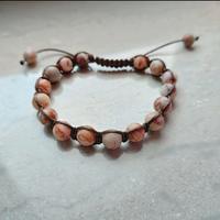 shamballa con rodonite rossa