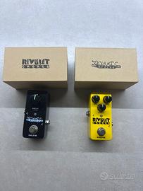 Coppia Mini pedal Nux chorus e reverb