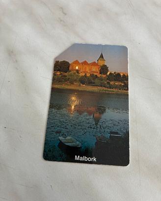 Scheda telefonica anni 90 malbork