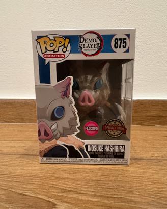 Funko  Demon Slayer - Inosuke 875 FLOCKED SPECIAL
