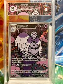 Pokemon Houndstone AR GRAAD 10 Slab Gem Mint JP
