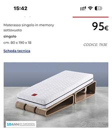 Materasso ortopedico singol NUOVO ancora imballato