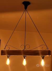 lampadario cucina lampada pizzeria agriturismo