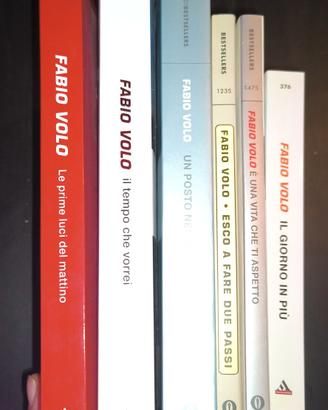 Lotto 6 libri di Fabio Volo – Best seller
