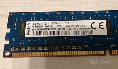 RAM 4GB DDR3 KINGSTON