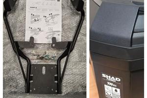 Portapacchi XADV + bauletto SHAD