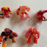 Personaggi Gormiti Rossi vintage