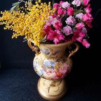 Vaso di design vintage 26 cm con effetto craquele'