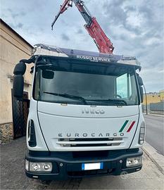 Iveco Eurocargo 75e16 ribaltabile e gru Benelli 60