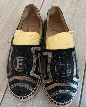 Espadrillas Baldini Luxury - Cristalli neri